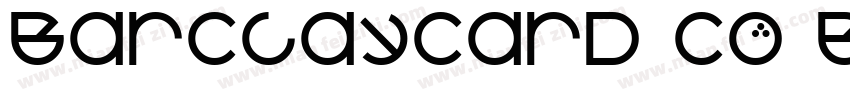 Barclaycard Co Bd字体转换